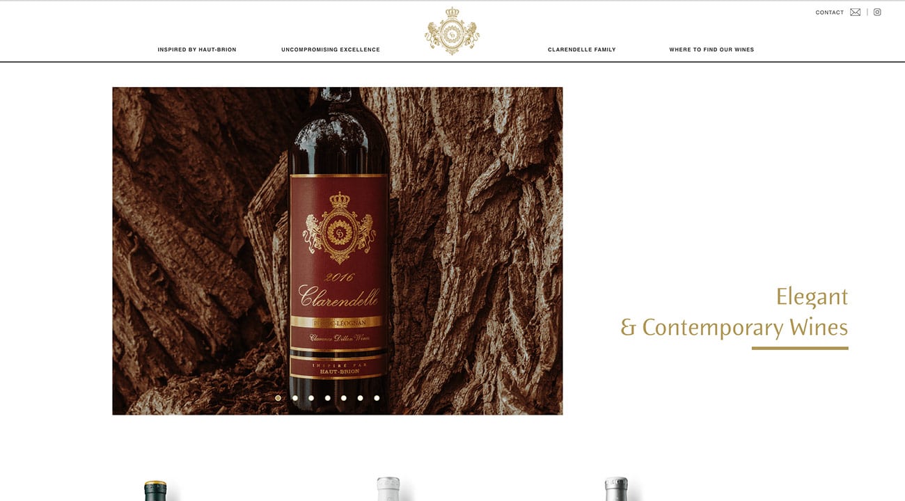 site-internet-clarendelle-bouteilles-vins