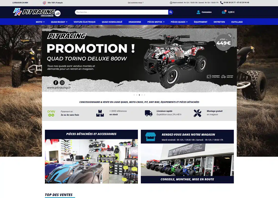 site-pit-racing-page-accueil