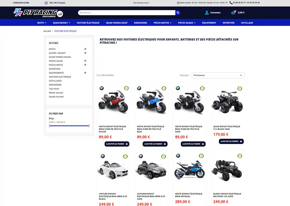 site-pit-racing-page-voitures-electriques
